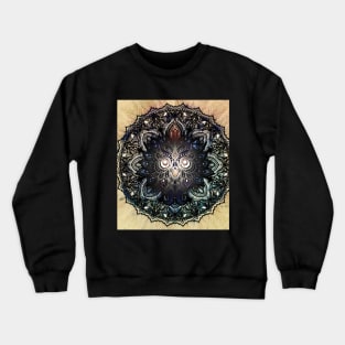 Mandala nocturnal OWL Crewneck Sweatshirt